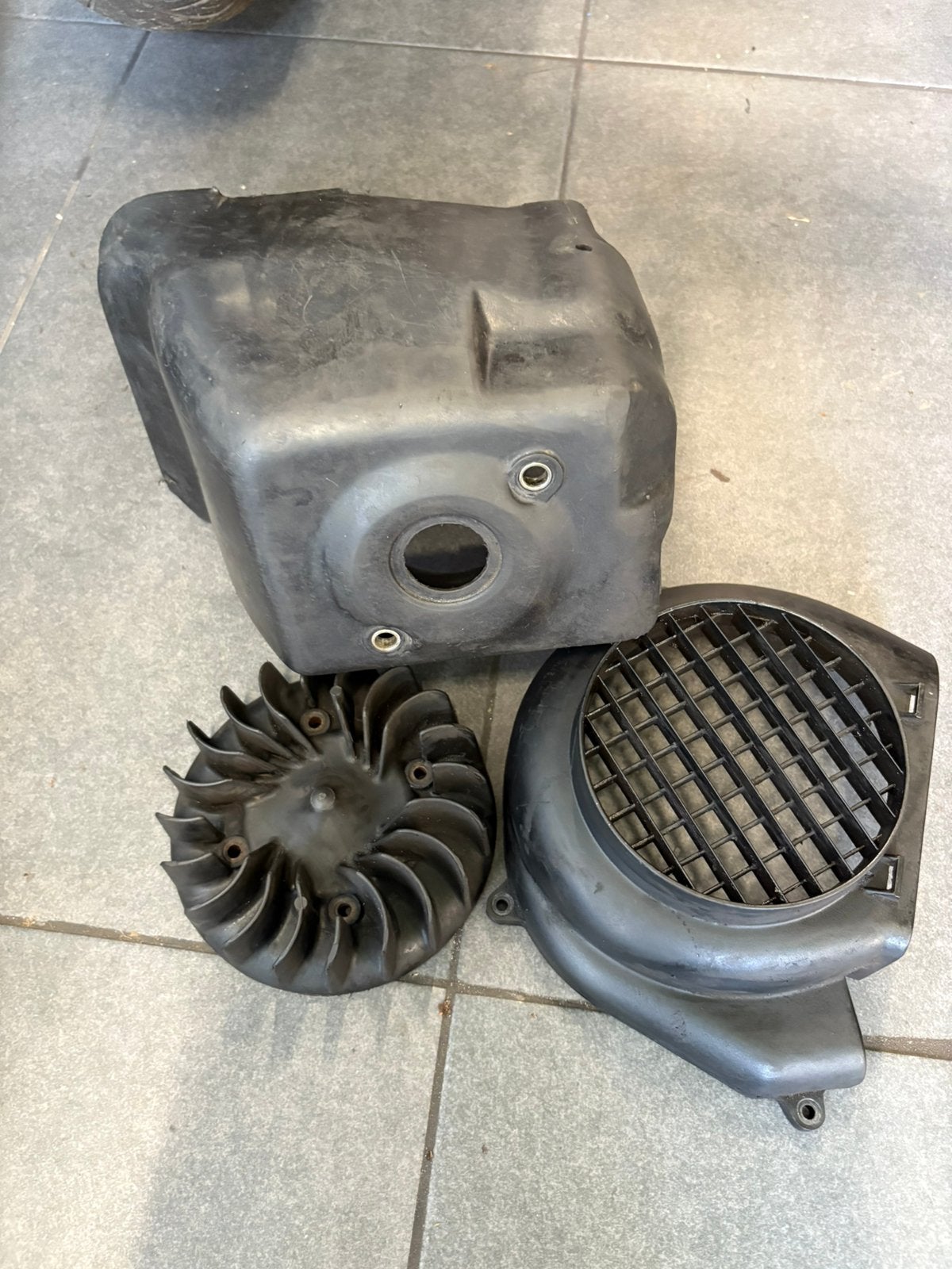 Koelkappen set piaggio skipper 125/172/180, Ophalen of Verzenden, Blok