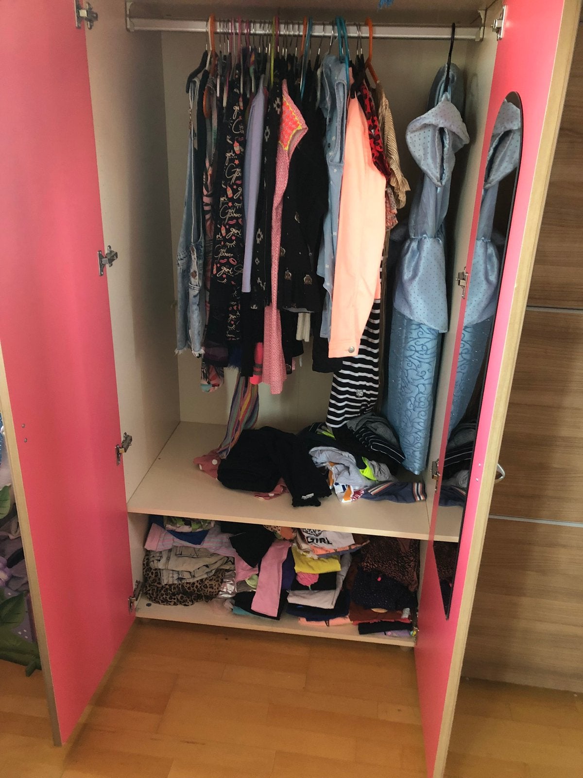 Kinderen kledingkast, Huis en Inrichting, Zo goed als nieuw, 150 tot 200 cm, 50 tot 75 cm, 50 tot 100 cm