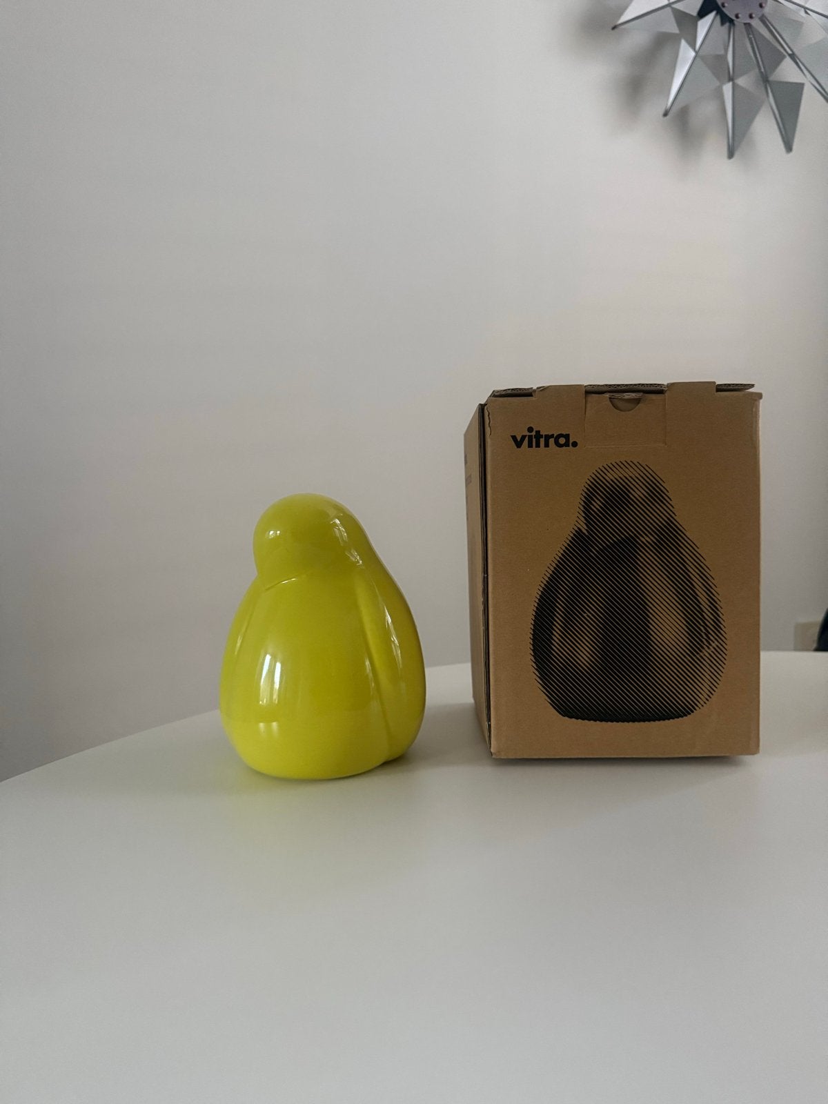 Vitra Resting Bird Small - Geel Keramiek, Ophalen, Zo goed als nieuw, Modern, Steen/keramiek
