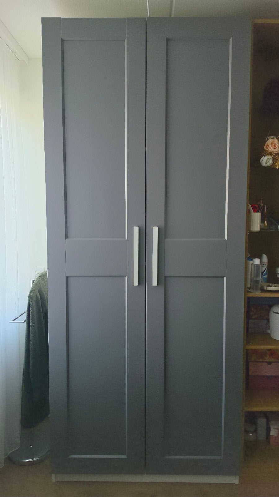 2x IKEA PAX kastdeur zonder scharnieren, Ophalen, Overige materialen, Gebruikt, 200 cm of meer