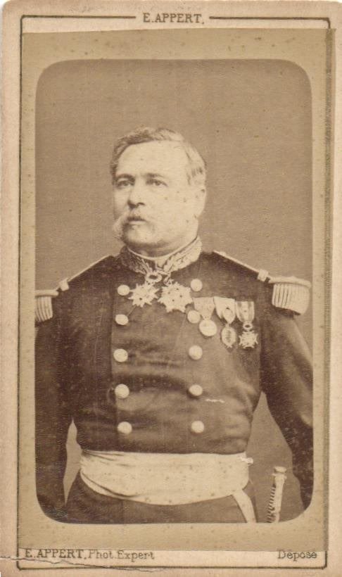 CDV - Generaal Louis Briere de I'Isle - Foto E. Appert, Gebruikt, Verzenden, Foto, Buitenland