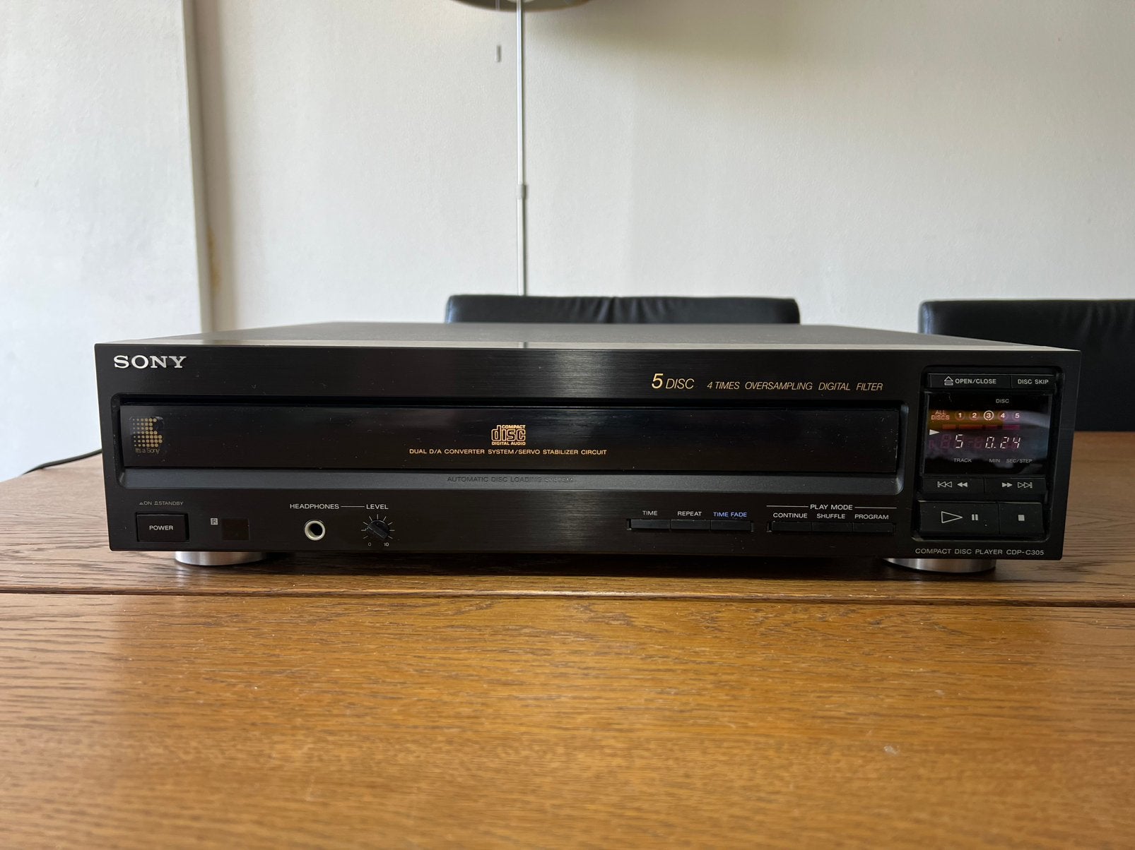 Sony cdp-c305 cd speler 5 disc wisselaar, Audio, Tv en Foto, Cd-spelers, Ophalen of Verzenden, Zo goed als nieuw, Sony, Wisselaar