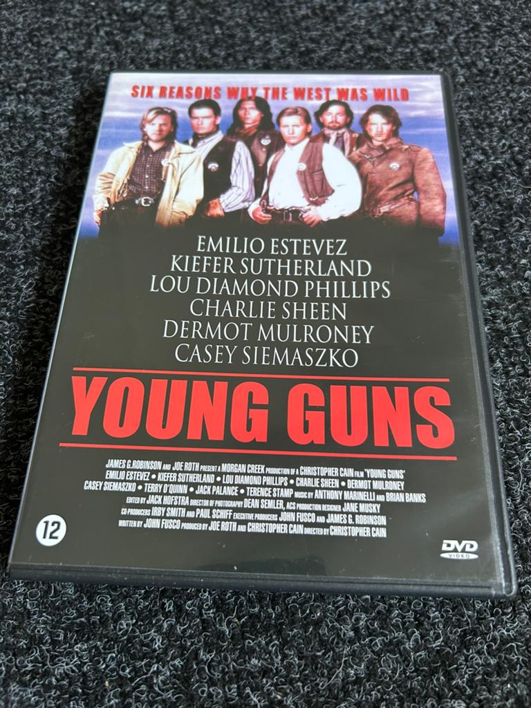 Young guns op dvd, Vanaf 16 jaar, Ophalen of Verzenden, Gebruikt