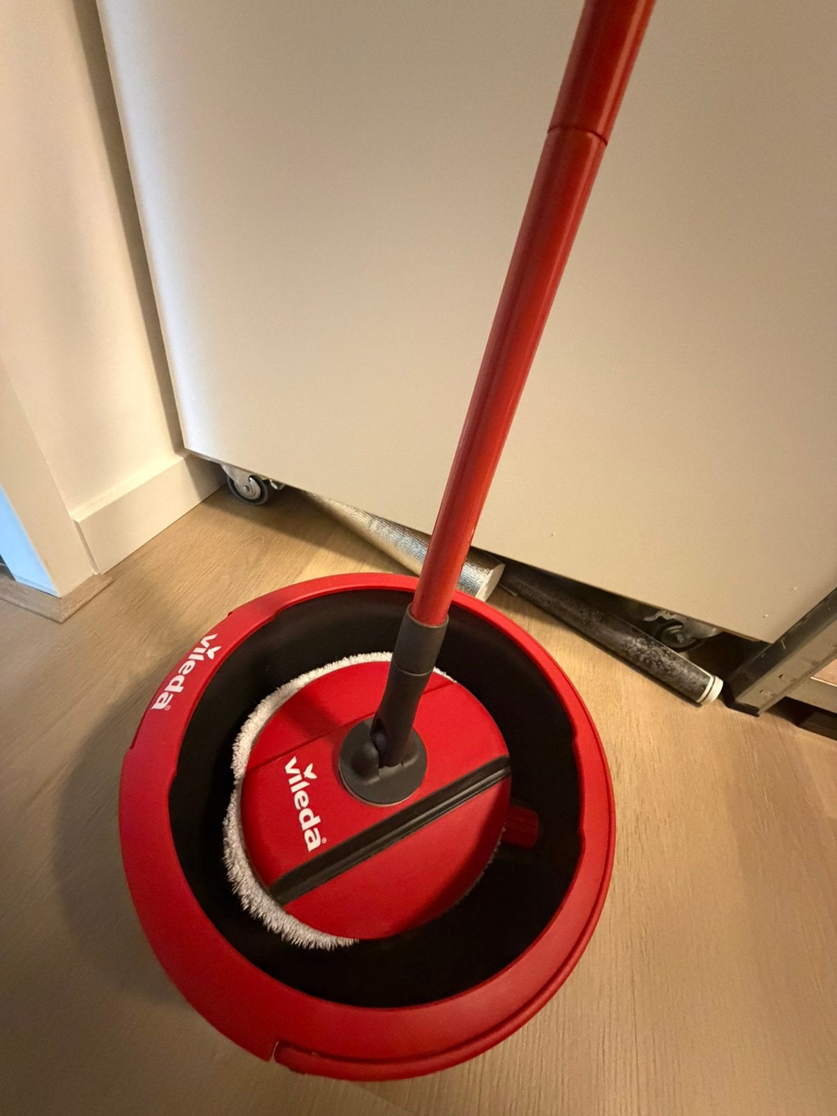 Vileda spinmop, Ophalen