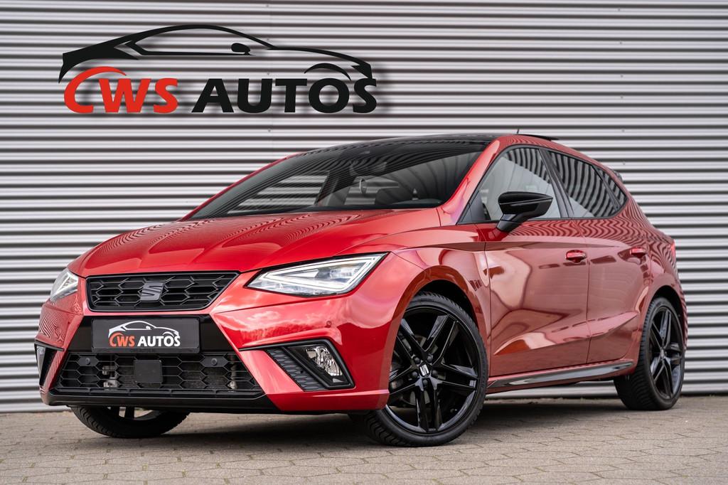 SEAT Ibiza FR 1.5 TSI Sport Black Ed. VIRTUAL*LED*PANO*LANE*, Auto's, Seat, 1131 kg, Stof, Zwart, 4 cilinders