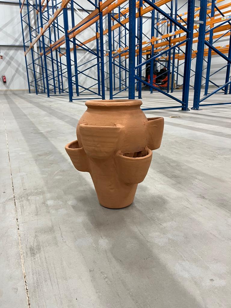 Terracotta Pot Aardbeien, Rond, Nieuw, Balkon, Terracotta