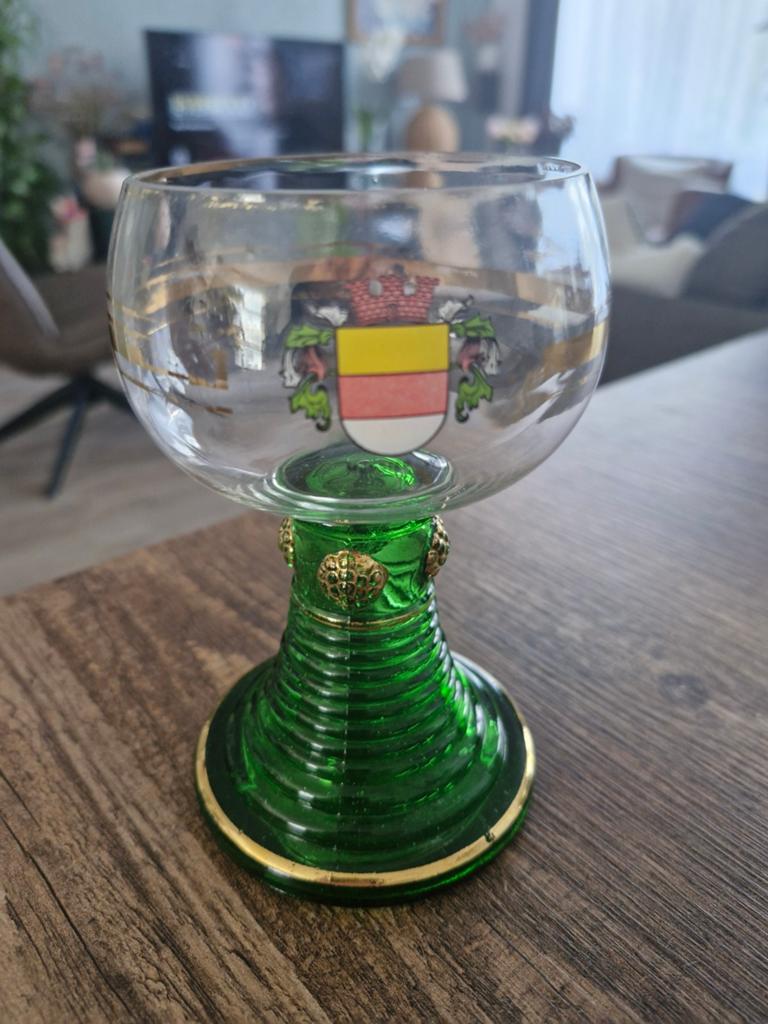 Duits Römer-wijnglas uit Münster, Verzamelen, Glas en Borrelglaasjes, Ophalen of Verzenden