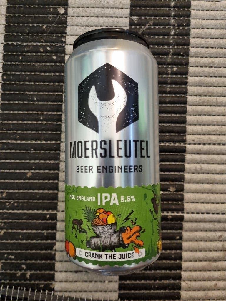 1x Crank the Juice van Moersleutel (5.5%), Verzamelen, Biermerken, Ophalen of Verzenden, Nieuw, Overige typen, Overige merken