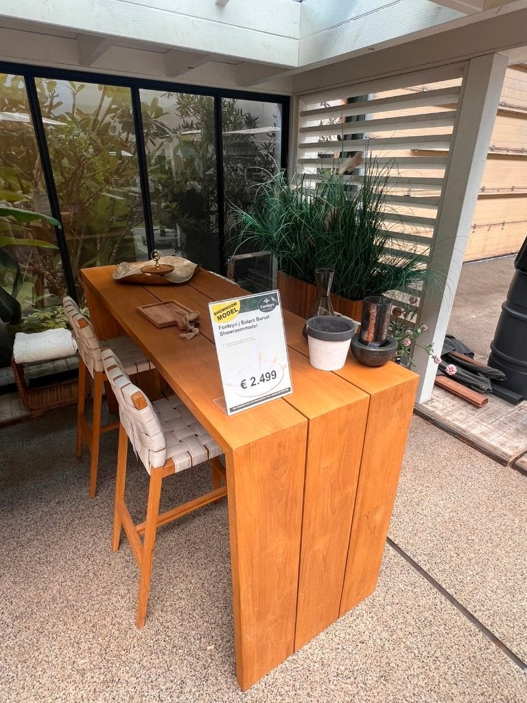 Solara Barset | SHOWROOMMODEL, Tuin en Terras, Tuinsets en Loungesets, Ophalen, Zo goed als nieuw, Tuinset