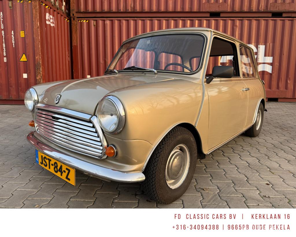 Austin Mini 1000 Super de Luxe, Auto's, Oldtimers, Bruin, 4 stoelen, Bruin, Particulier