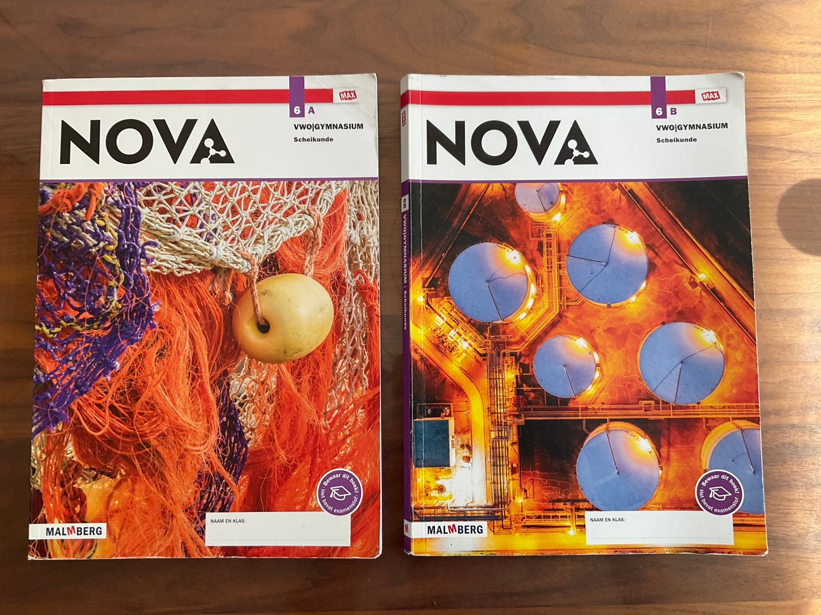 Nova Scheikunde - 6 VWO/Gymnasium - boek A en B, Ophalen of Verzenden, Gelezen, VWO, Scheikunde
