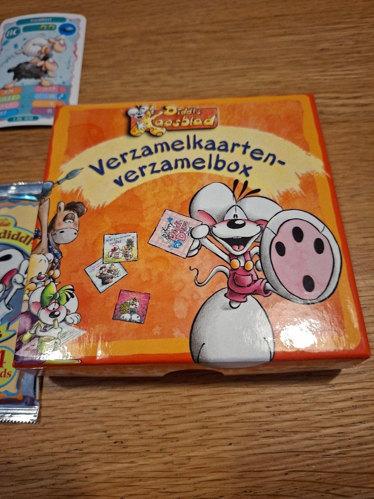Diddl Verzamelkaarten-verzamelbox met wat kaarten, Ophalen of Verzenden, Overige typen