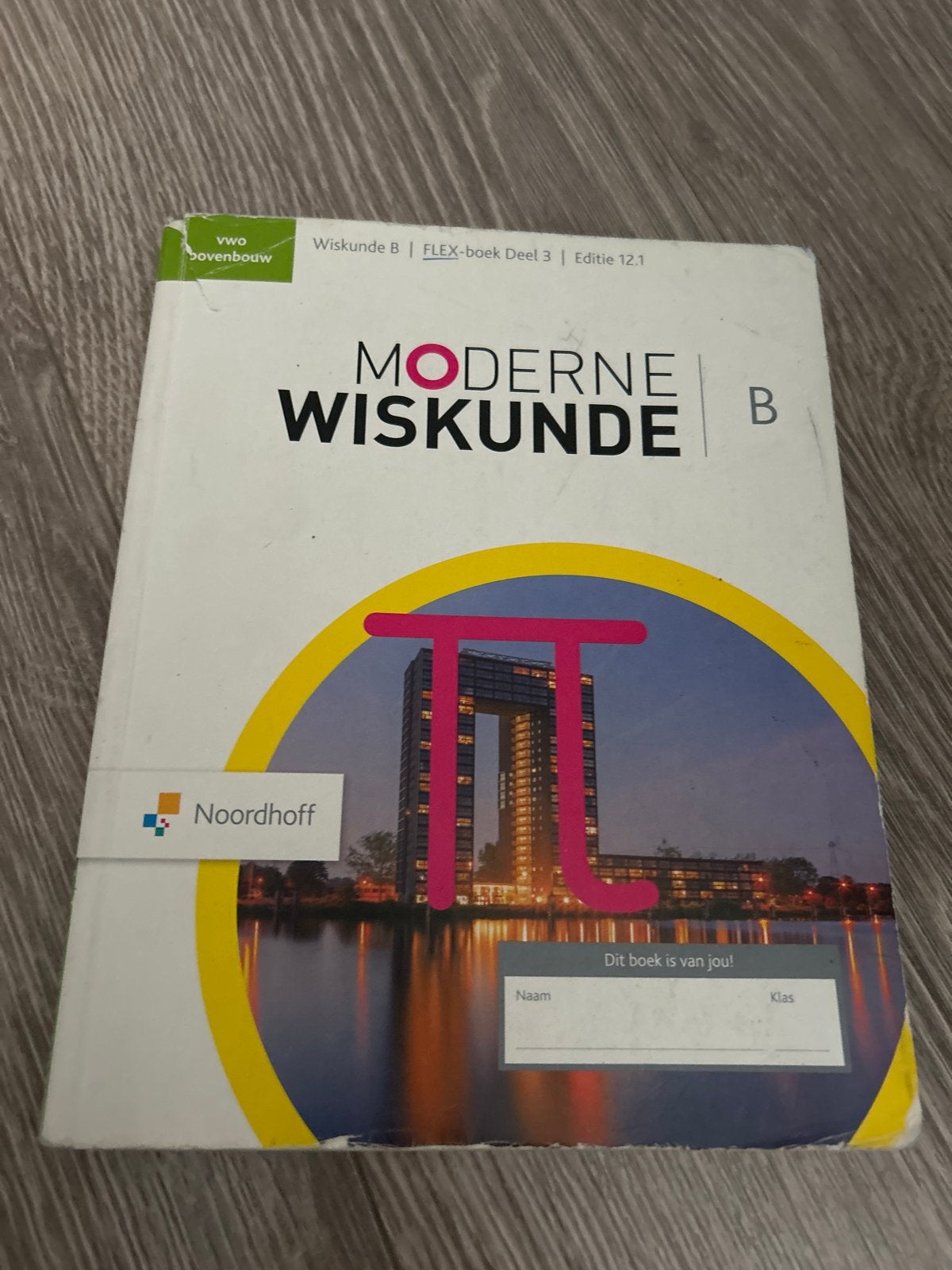 Moderne Wiskunde B VWO Bovenbouw FLEX Deel 3 Editie 12.1, Ophalen of Verzenden, Zo goed als nieuw, VWO, Wiskunde B