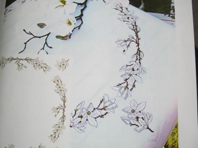 Borduurpatroon  Bloemen slingers  nr 6461, Verzenden, Nieuw, Handborduren, Patroon