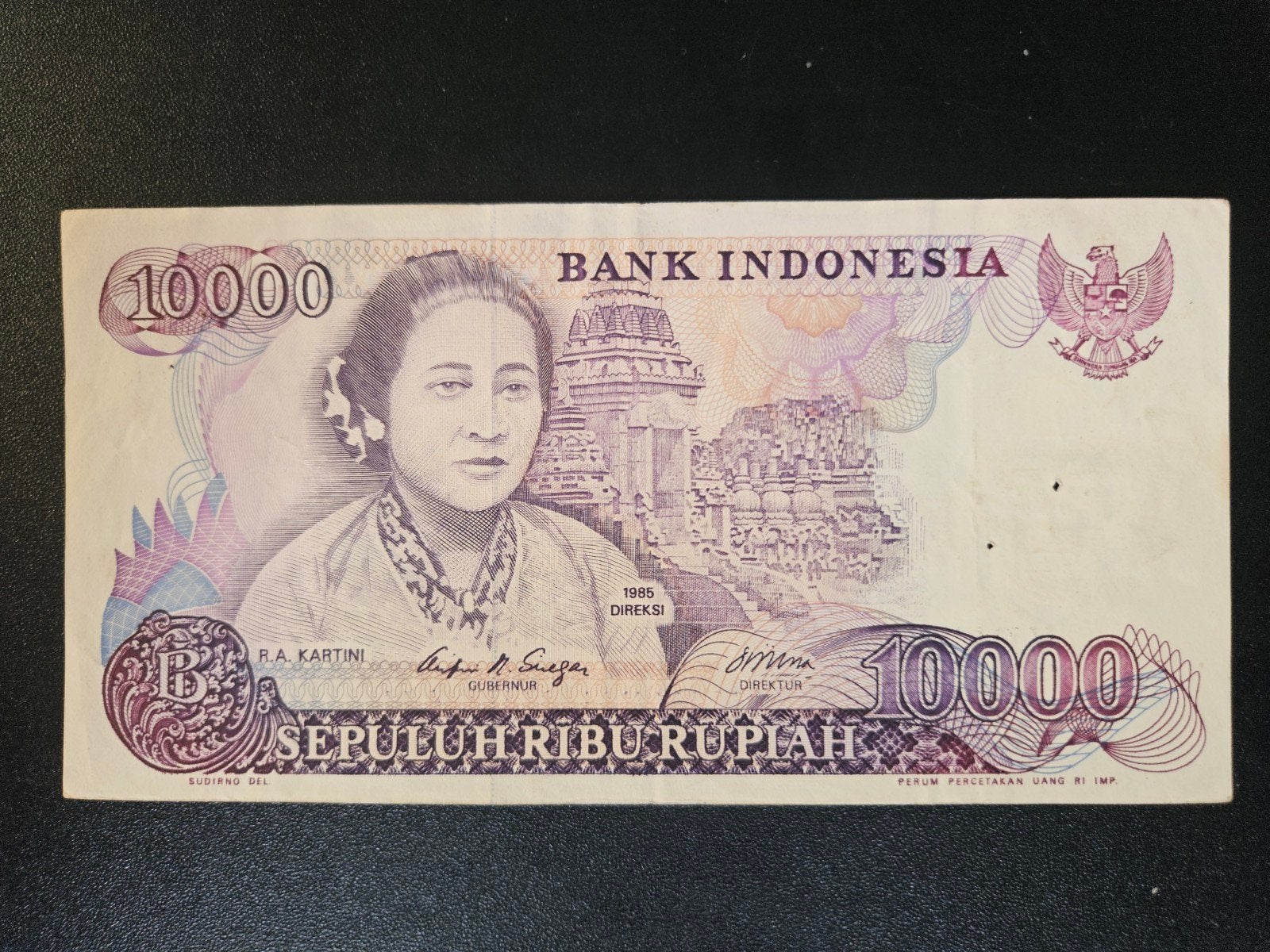 Indonesië pick 126a 1985 nietgaatjes, Ophalen of Verzenden, Zuidoost-Azië, Los biljet