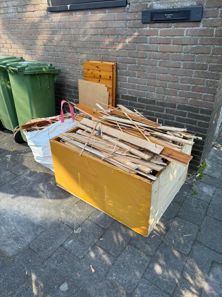 Sloophout, Ophalen, Gebruikt, Minder dan 25 mm, Grenen