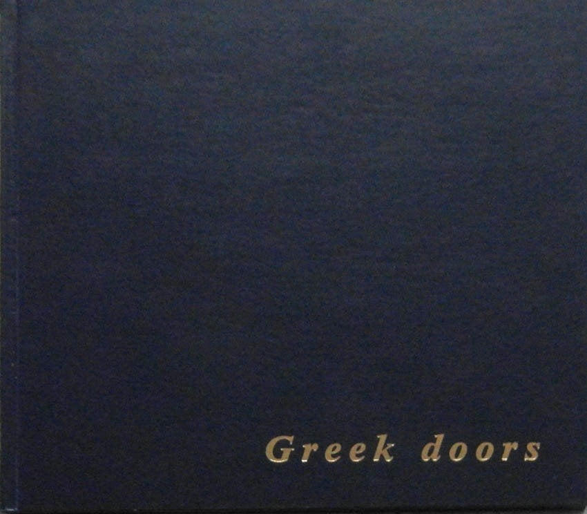Greek Doors. Vol I , Ophalen of Verzenden, Zo goed als nieuw, Architecten