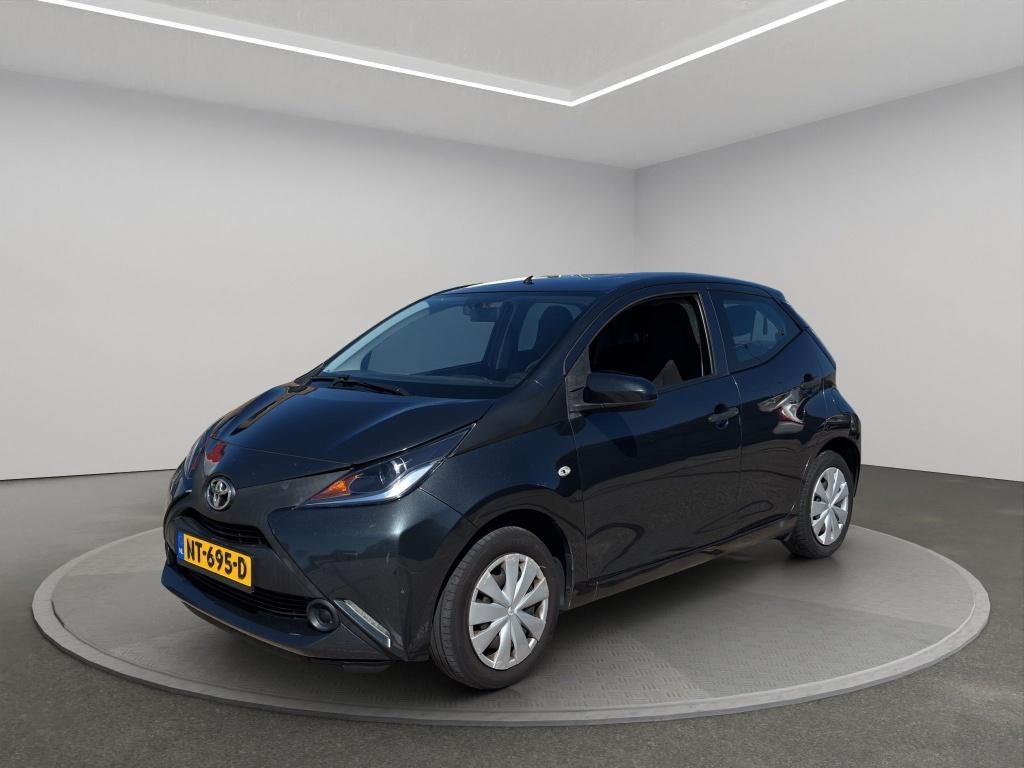Toyota Aygo 1.0 Vvti 69pk 5D 2017 Airco Bluetooth Elek ramen, Auto's, Toyota, Voorwielaandrijving, Stof, 4 stoelen, Origineel Nederlands