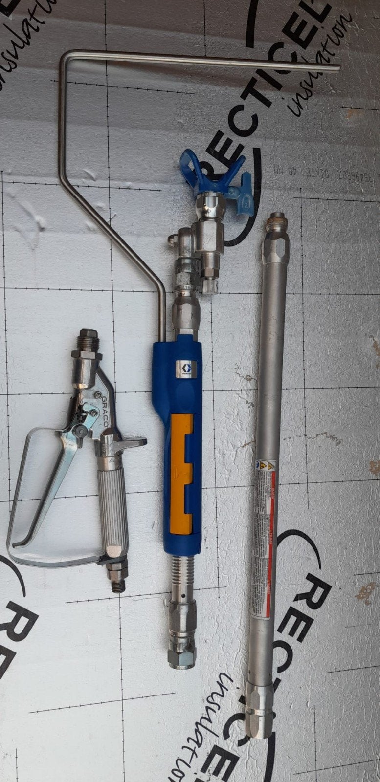 Graco Jetroller airless verfspuit lans verlengstuk Latex, Doe-het-zelf en Verbouw, Ophalen of Verzenden, Gebruikt, Verfspuit of Verfpomp