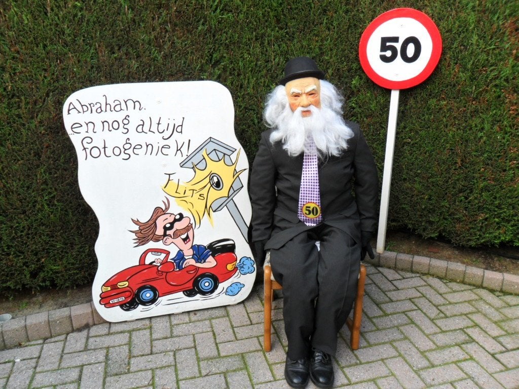 Abraham met baard fotogeniek set voor 50 verjaardag feest., Ophalen, Nieuw, Abraham of Sarah