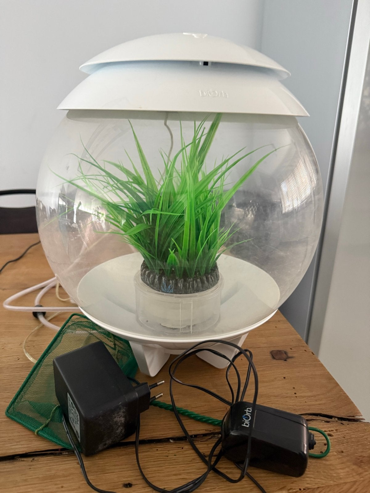 Biorb Halo 15 aquarium, Gebruikt, Inclusief deksel, Overige merken, Ophalen of Verzenden