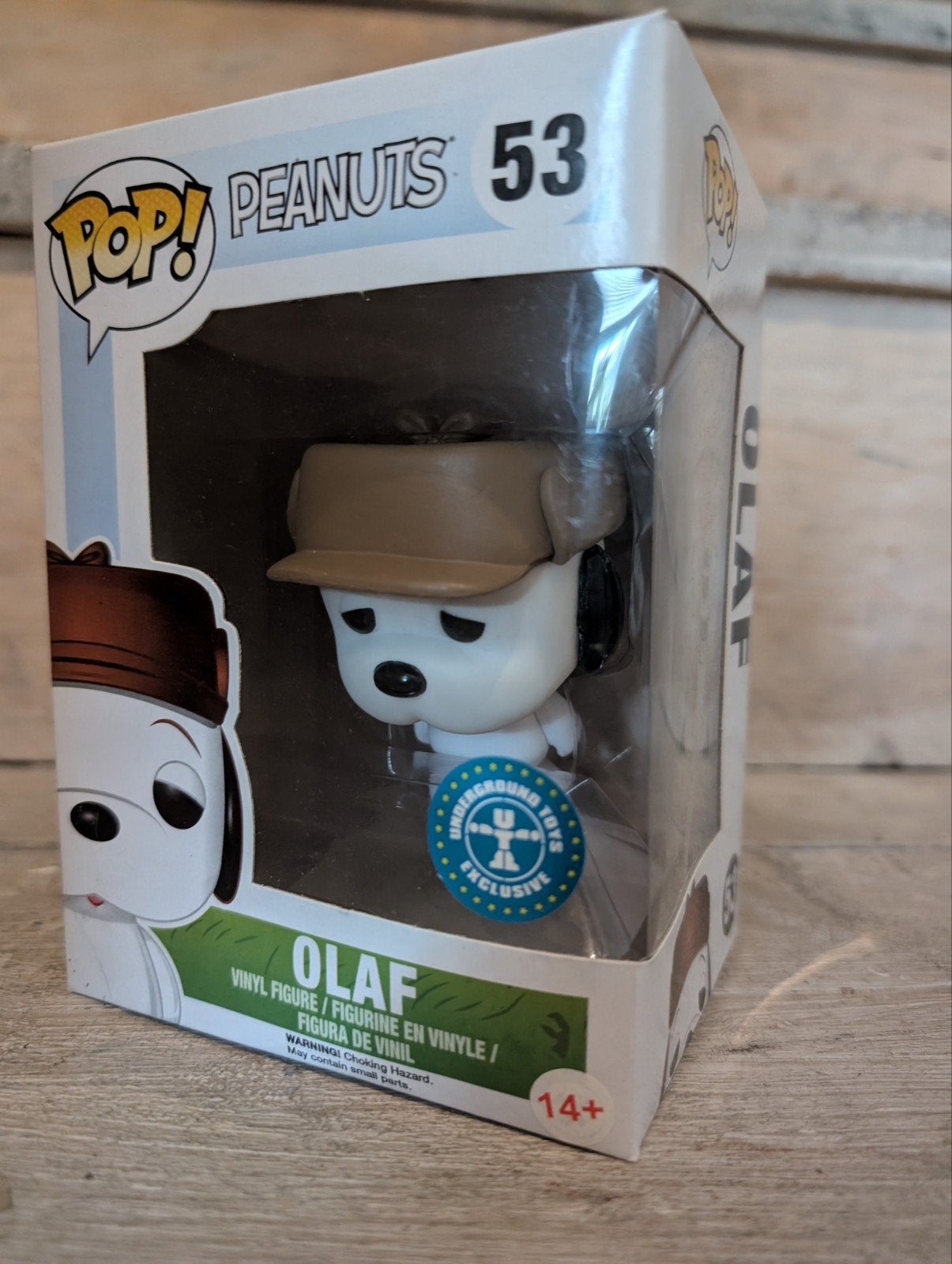 Funko Pop! Peanuts Olaf #53 Underground Toys Exclusive, Ophalen of Verzenden, Zo goed als nieuw