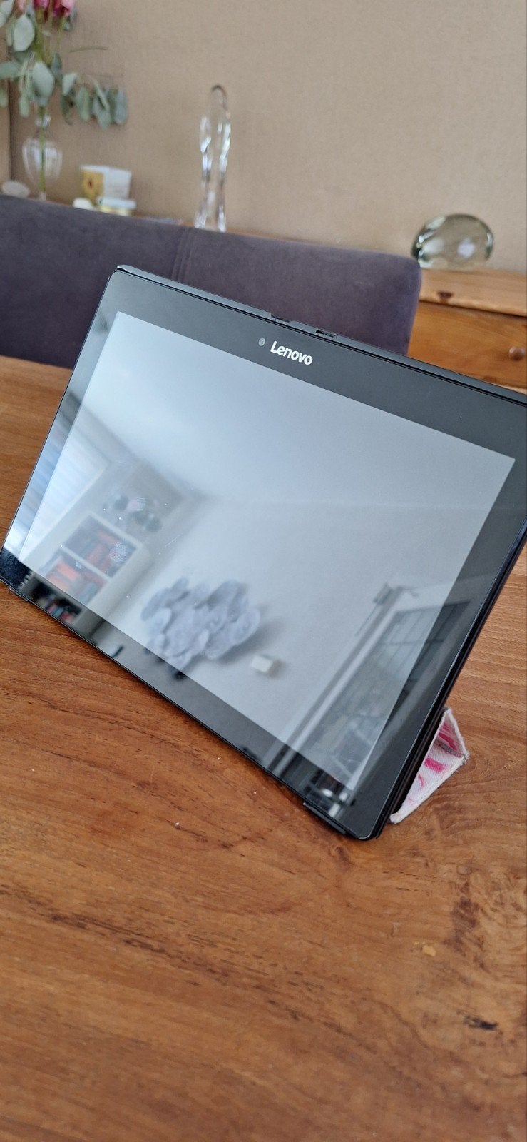 Lenovo tablet met hoesje, Computers en Software, Android Tablets, 10 inch, Gebruikt, 32 GB, Ophalen of Verzenden
