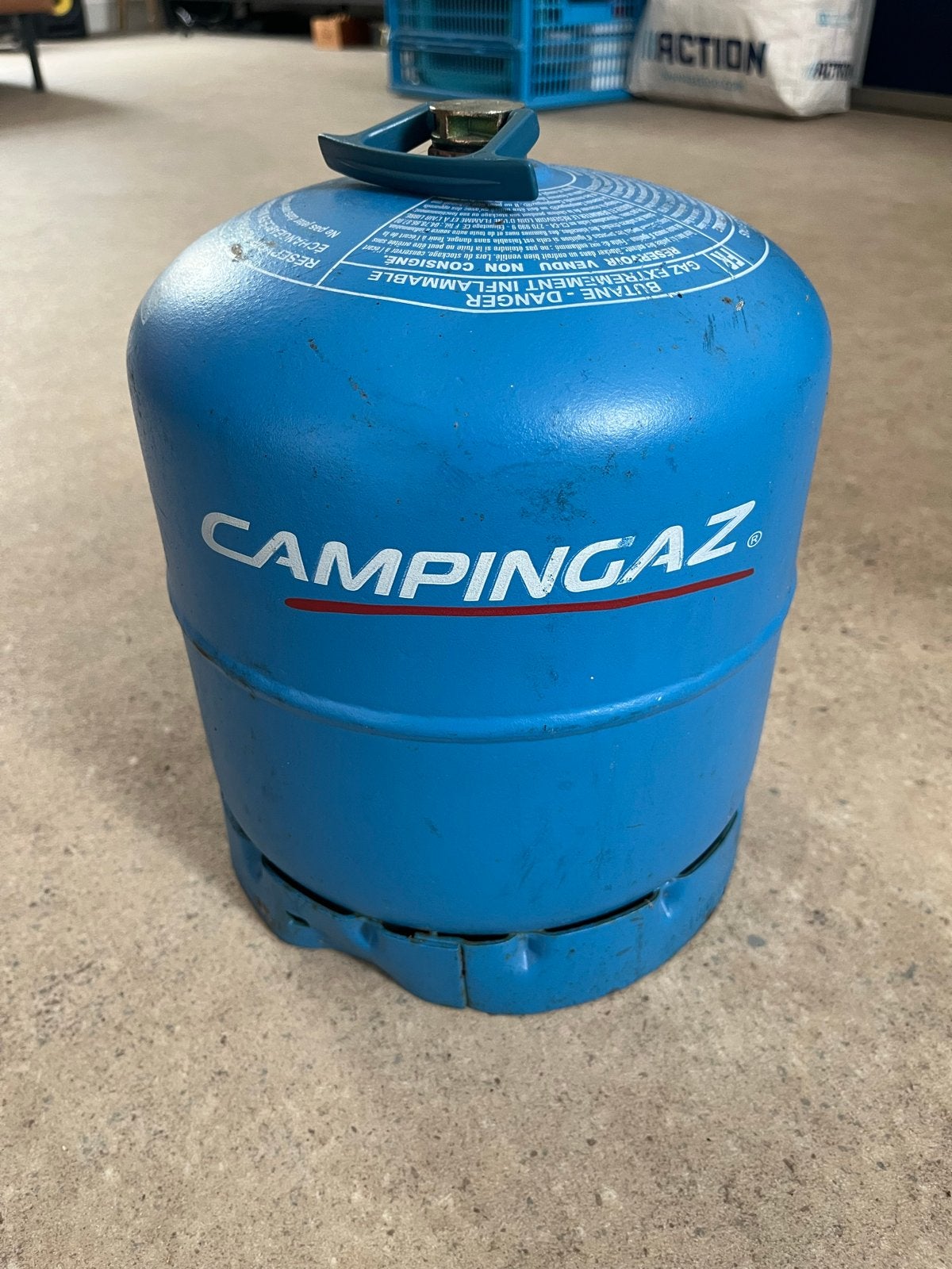 Campingaz 907 gasfles - leeg, Ophalen of Verzenden, Gebruikt