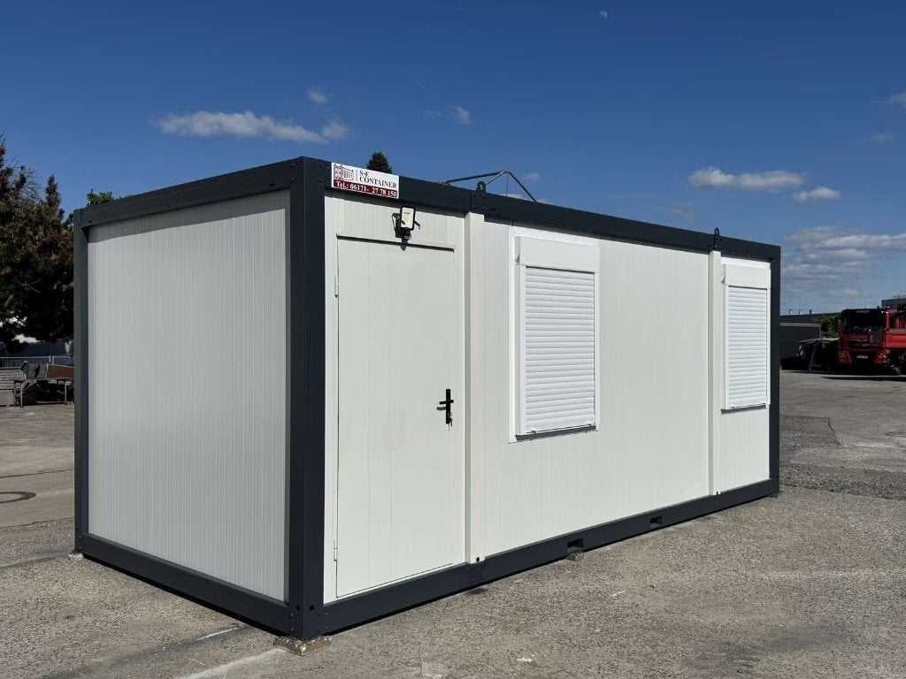 Bouwplaatskantoor, 17 m², met rolluiken, Ophalen of Verzenden, Steenwol, 15 m² of meer