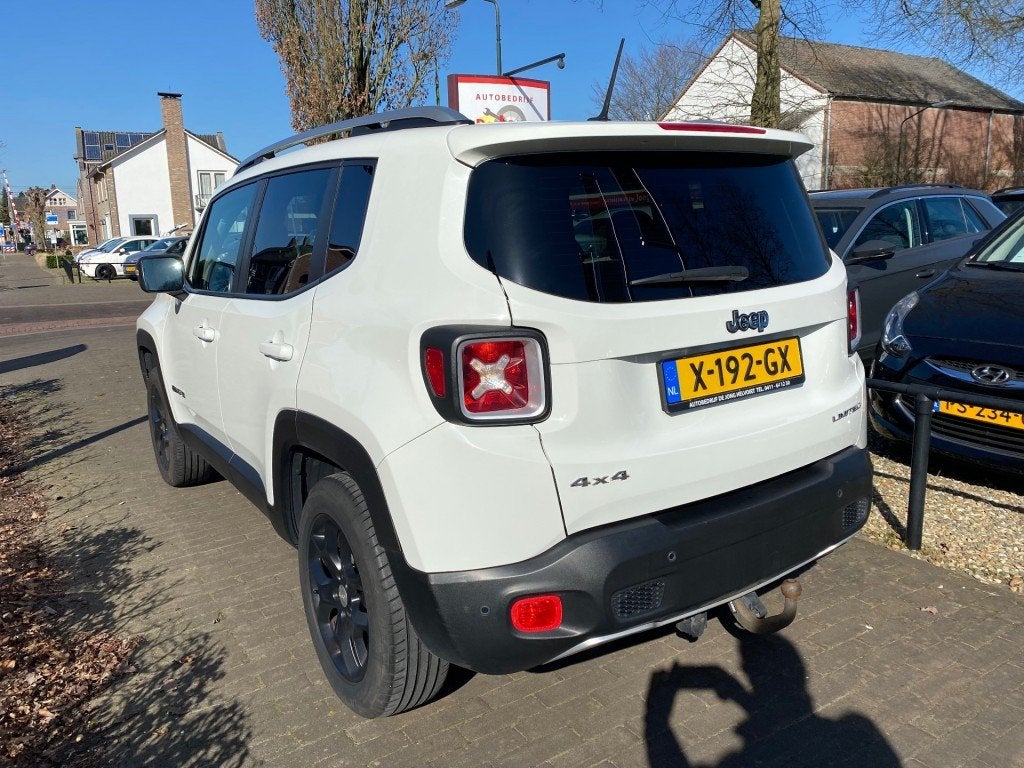 Jeep RENEGADE 1.4 MultiAir Limited AWD / NAVI / STOEL+STUUR, Auto's, Automaat, Gebruikt, Euro 6, 4 cilinders