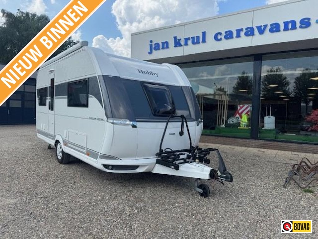 Hobby Excellent Edition 460 UFE mover luifel fietsenrek, Caravans en Kamperen, Rondzit, Hobby, Bedrijf, Overige typen