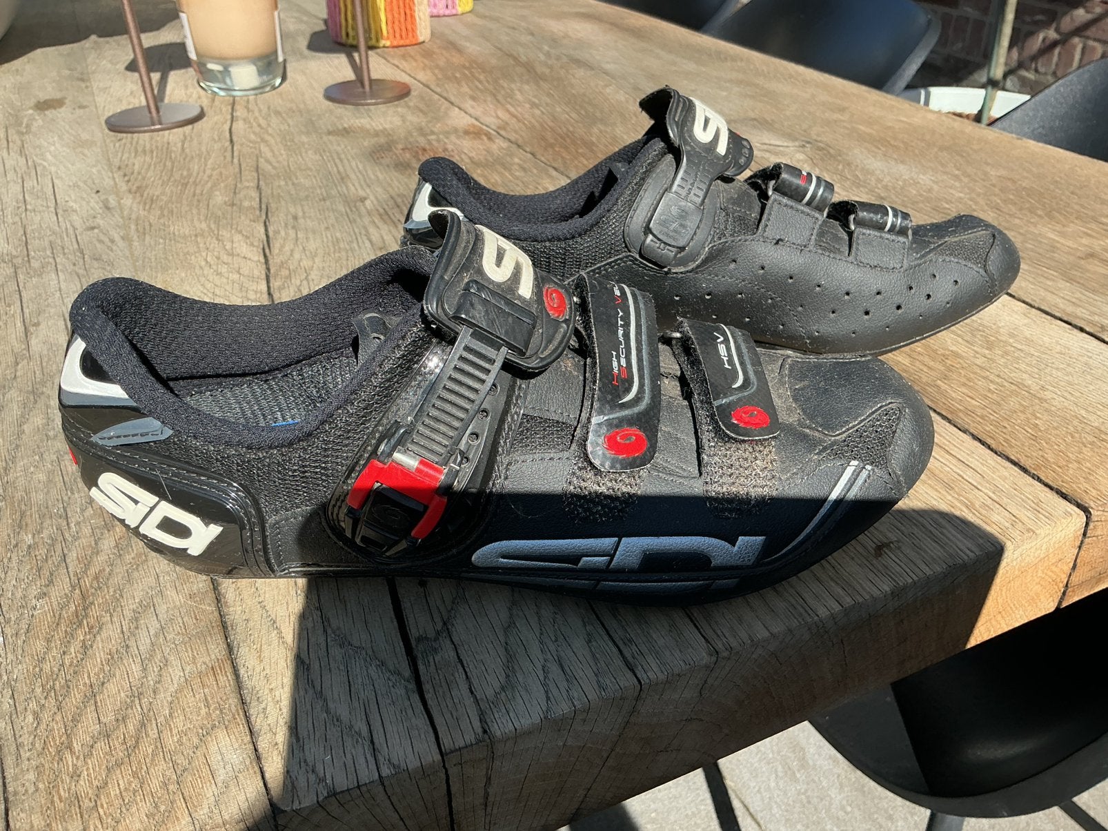 Sidi racefietsschoenen Genius 10 maat 44, Fietsen en Brommers, Fietsaccessoires | Fietskleding, Ophalen, Gebruikt