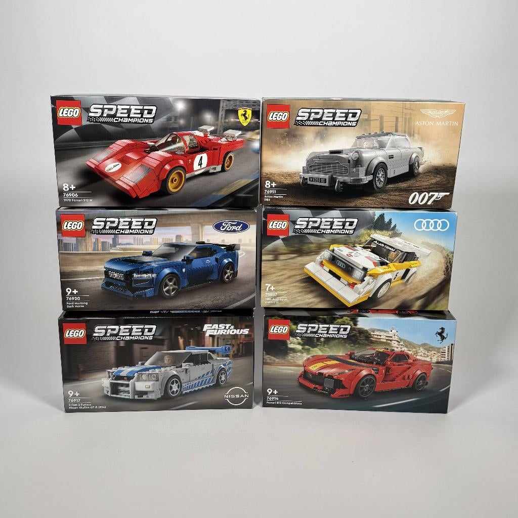 Heel veel LEGO Speed Champions + bundelkorting NIEUW, Lego, Nieuw, Complete set, Ongeopend/sealed