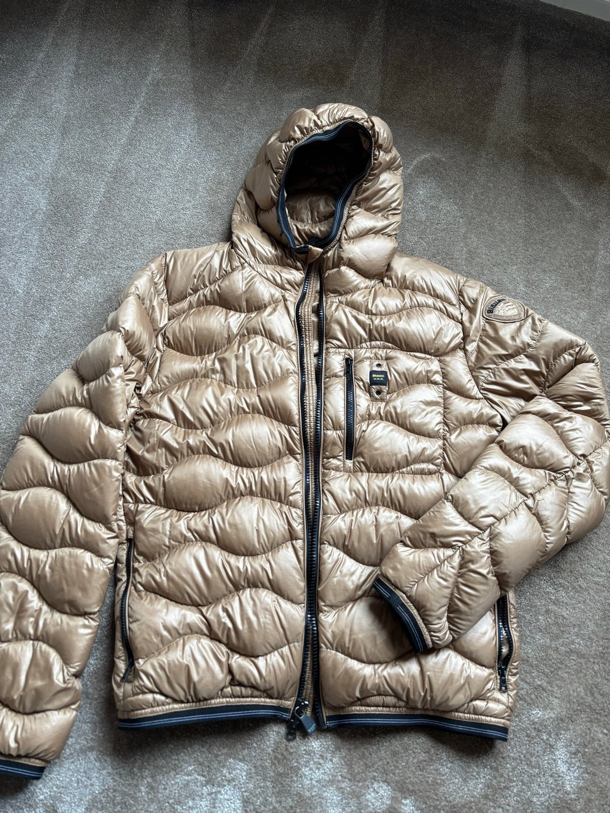 Dons tussenjas Blauer in Camel kleur, maat XXL, Ophalen of Verzenden, Gedragen, Overige maten, Beige