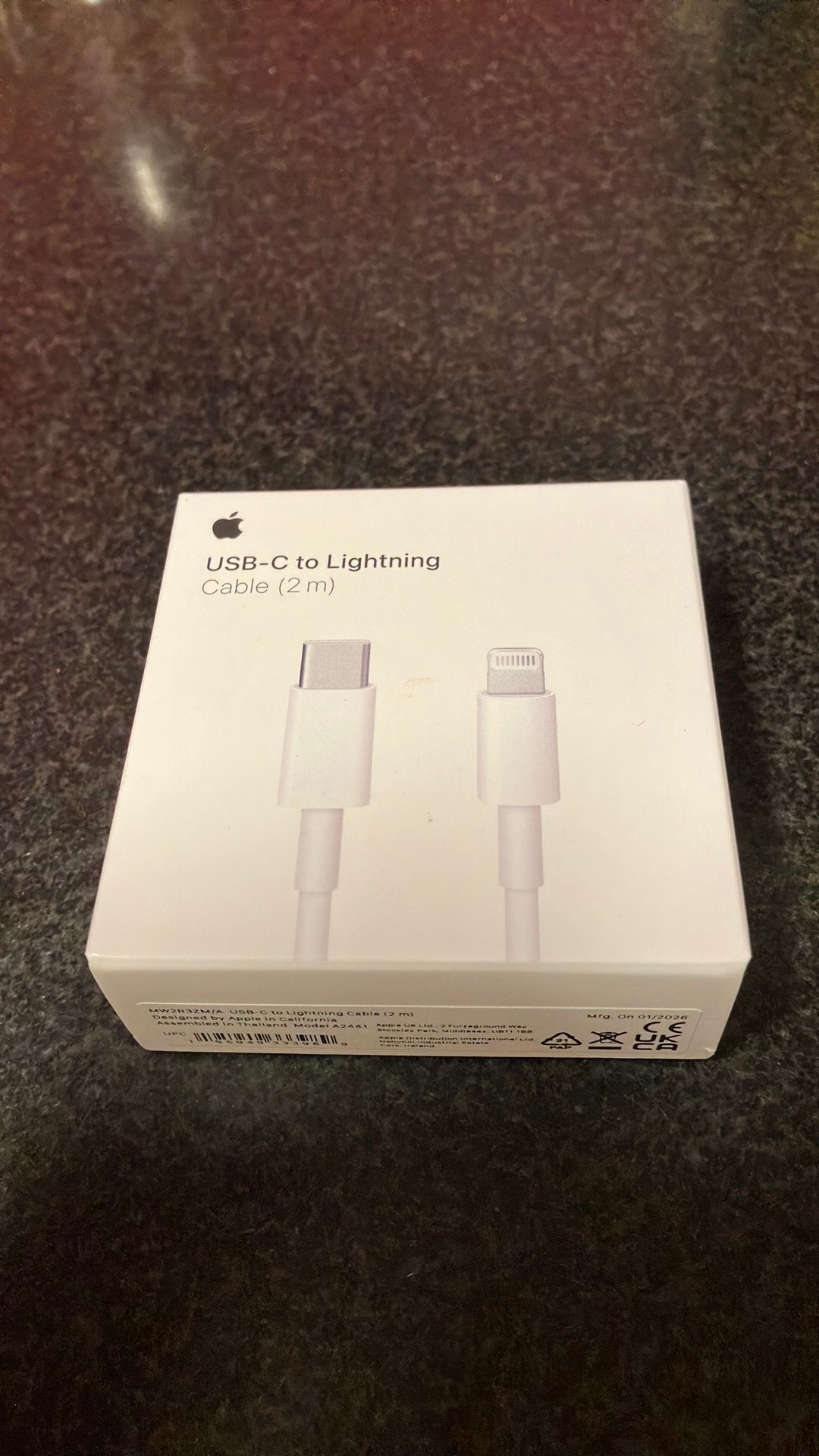 Apple MW2R3ZM/A, Telecommunicatie, Mobiele telefoons | Telefoon-opladers, Ophalen of Verzenden, Nieuw
