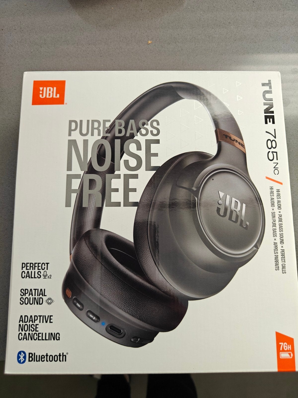JBL Tune 785 NC Draadloze Over-ear Koptelefoon Zwart, JBL, Nieuw, Ophalen of Verzenden, Draadloos