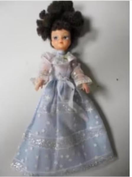 VINTAGE BARBIE/FLEUR met JURKJE, Verzenden, Gebruikt, Fashion Doll
