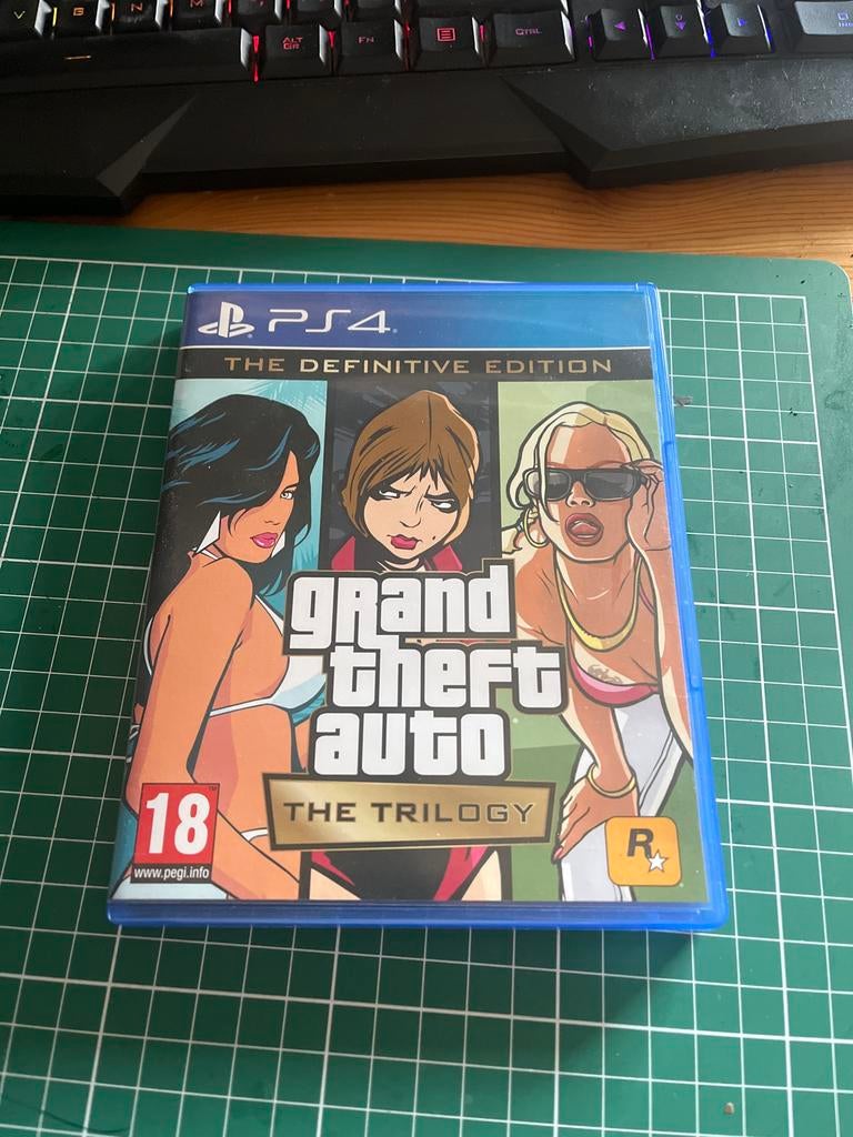 GTA The Trilogy: The Definitive Edition PS4, Spelcomputers en Games, Avontuur en Actie, Online, Vanaf 18 jaar, 1 speler