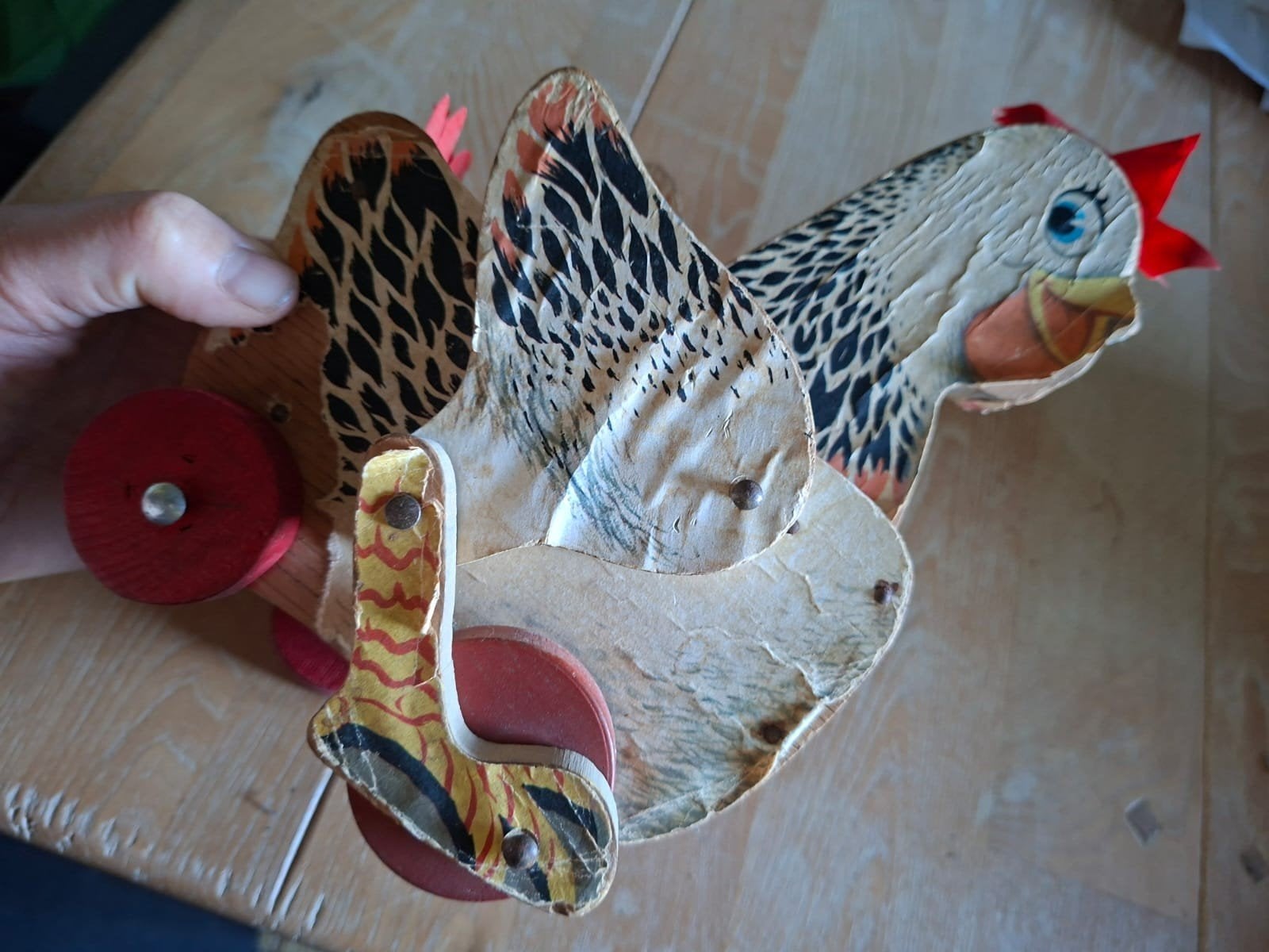 Vintage Fisher-Price The Cackling Hen 120 Duw-speelgoed, Kinderen en Baby's, Ophalen of Verzenden, Gebruikt, Speelset