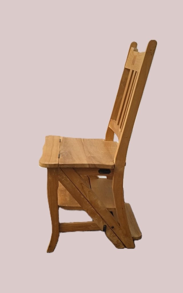 Bibliotheekstoel trap-stoel/ library chair/, Ophalen, Overige kleuren, Zo goed als nieuw, Eén