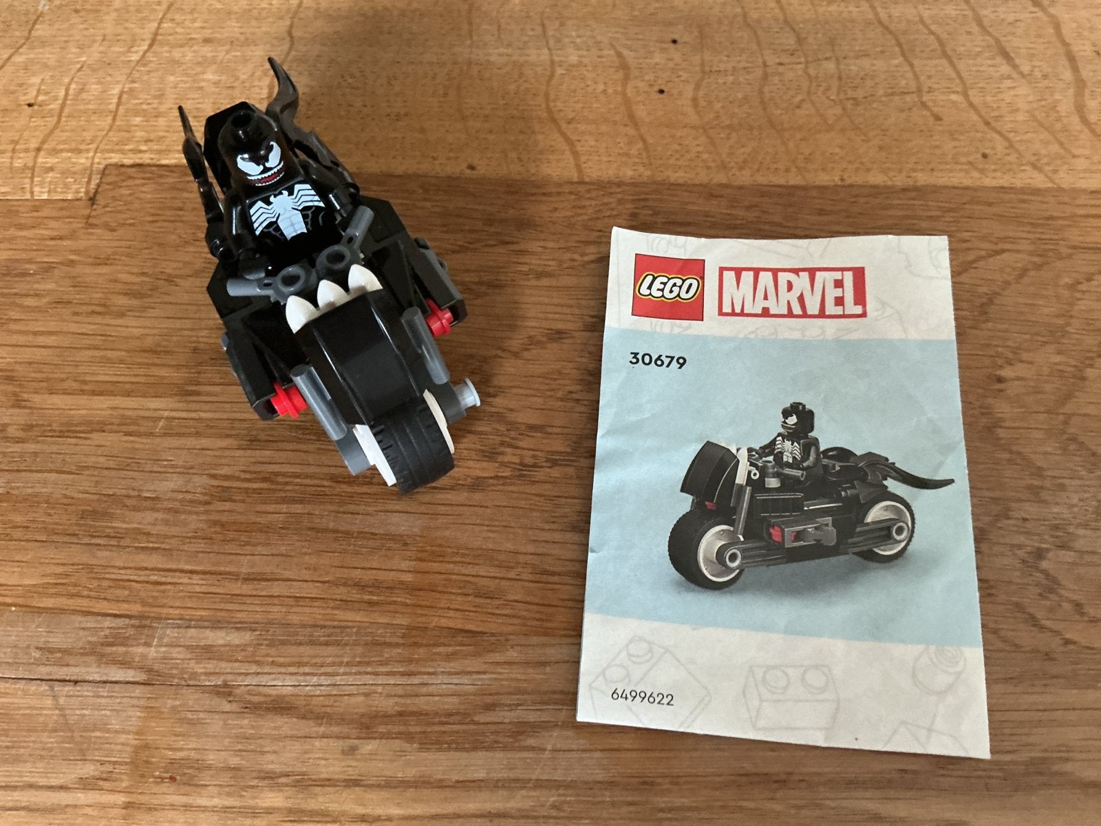 LEGO Marvel Venom Motorfiets 30679 met Venom Minifiguur, Ophalen of Verzenden, Gebruikt, Overige merken