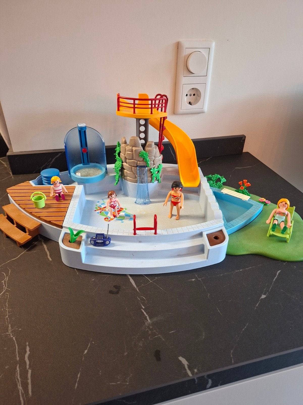 Playmobil Zwembad 4858, Kinderen en Baby's, Ophalen, Gebruikt, Complete set, Overige typen