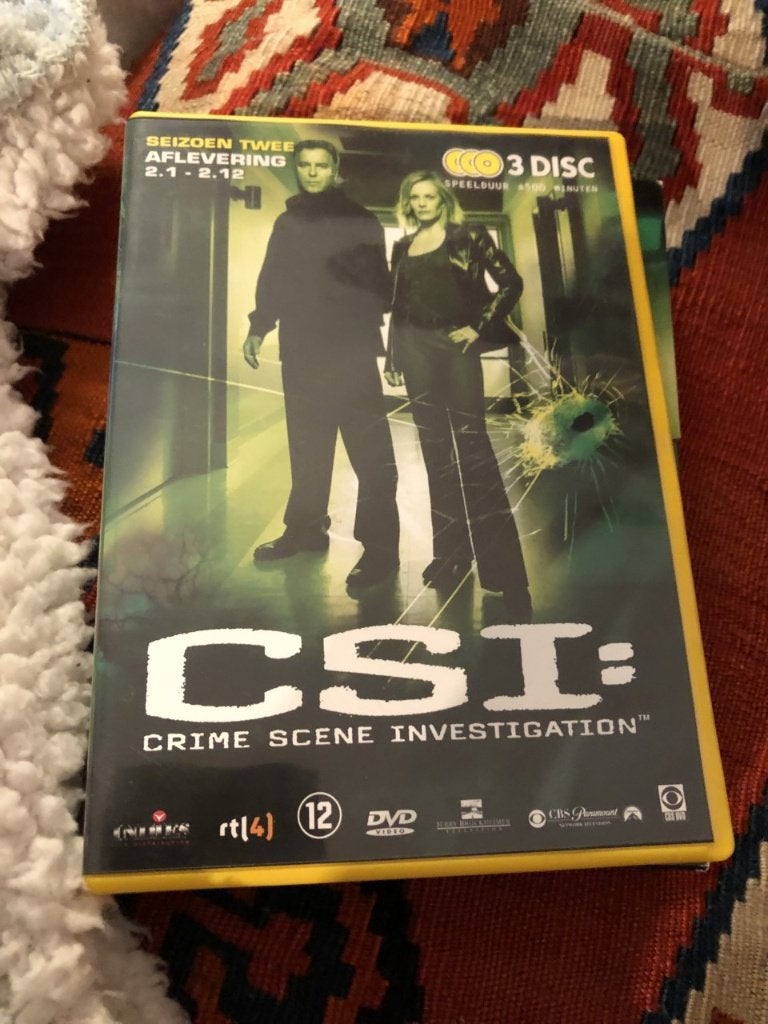 Csi /dvd crime scène investigation seizoen 2 drie cd’s, Vanaf 12 jaar, Ophalen of Verzenden, Zo goed als nieuw, Detective en Krimi