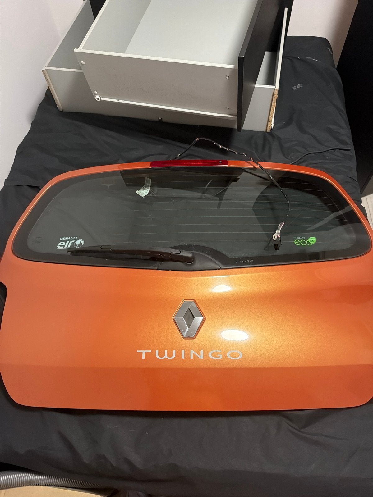 Achterklep Renault Twingo - Oranje, Auto-onderdelen, Ophalen, Gebruikt, Achterklep, Renault