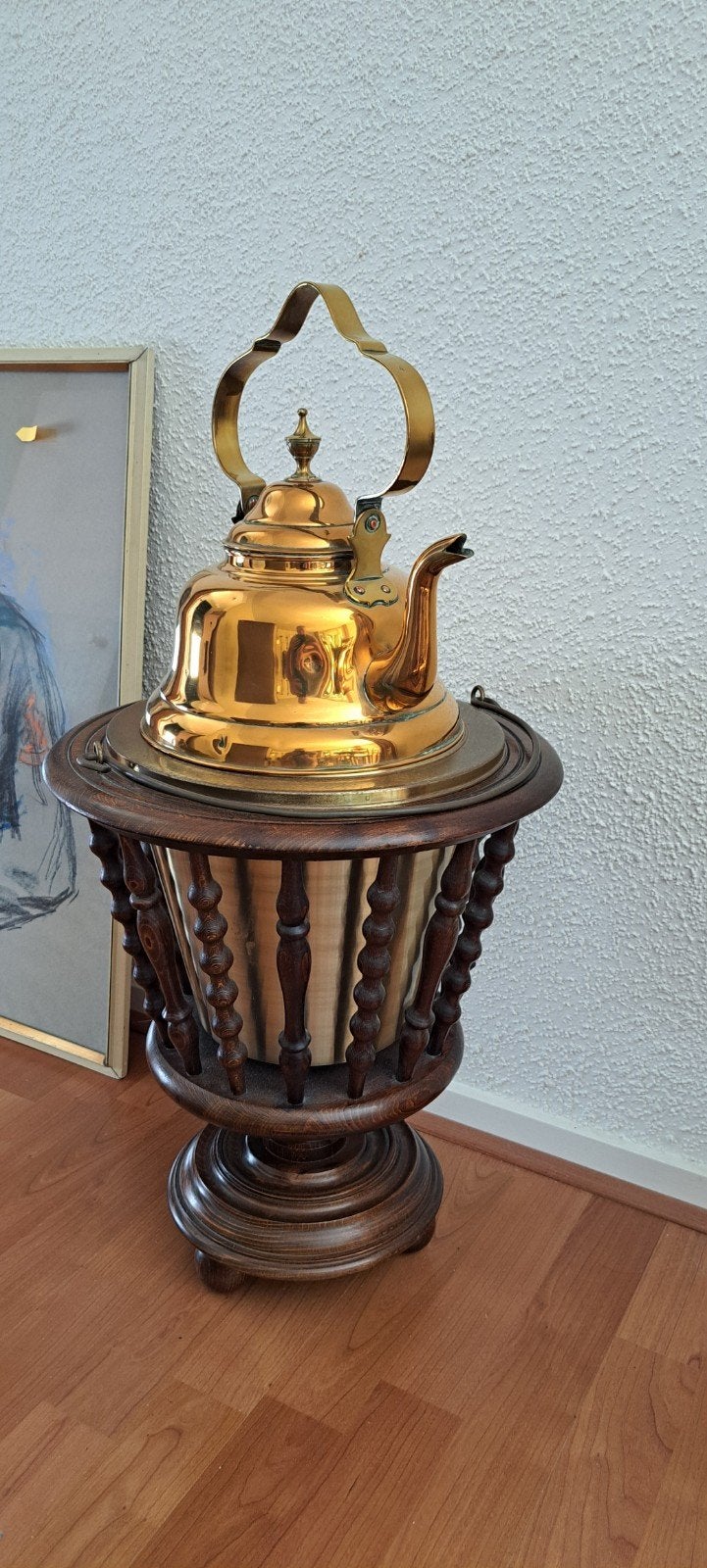 Koperen doofpot en ketel, Antiek en Kunst, Ophalen