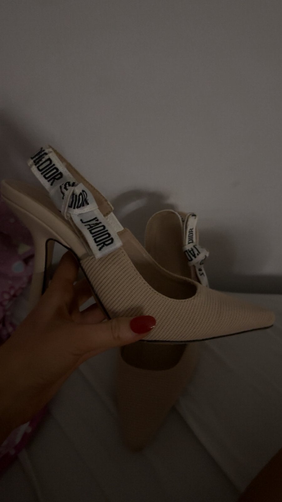 Dior slingback heels, Ophalen of Verzenden, Nieuw, Beige, Pumps
