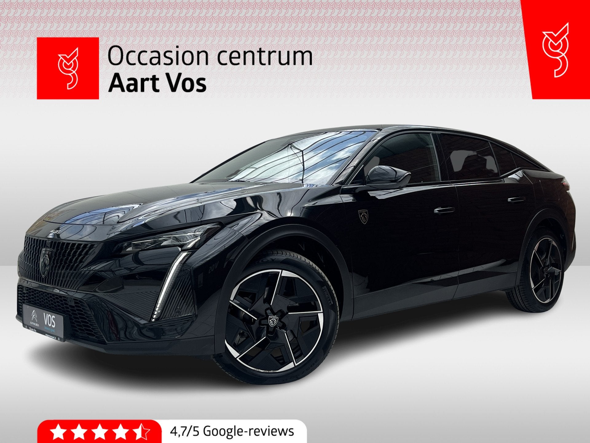 Peugeot 408 HYbrid 225 EAT8 Automaat GT | Adaptive Cruise Co, Auto's, 12 maanden, Gebruikt, 4 cilinders, Leder en Stof