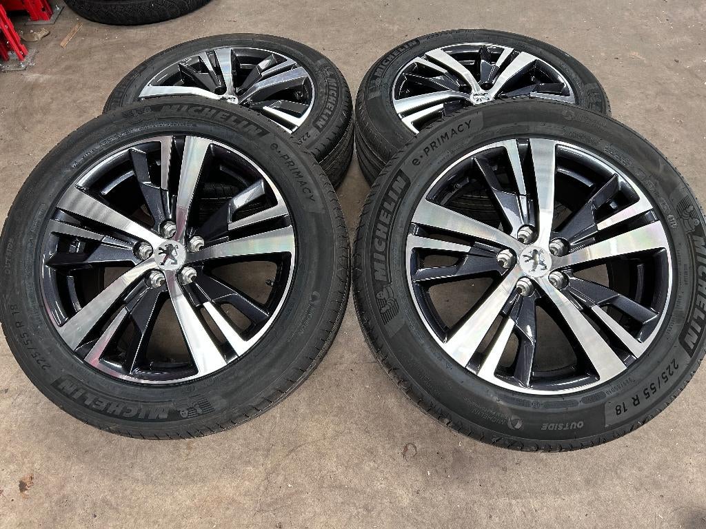 18 inch Detroit velgen + zomerbanden Peugeot 3008 5008, 18 inch, Velg(en), Nieuw, Ophalen of Verzenden