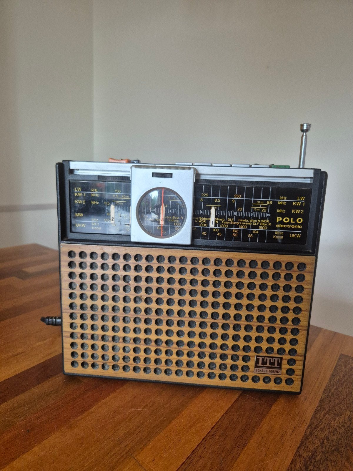 Vintage Schaub-Lorenz Polo Electronic Transistorradio, Ophalen of Verzenden, Gebruikt, Transistorradio