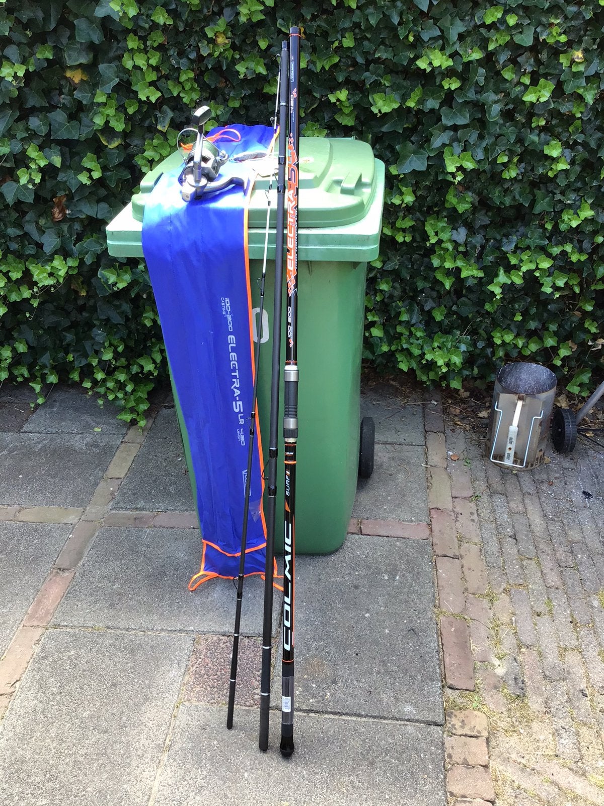 Nieuwe Zeehengel met Mitchell molen, Watersport en Boten, Ophalen, Nieuw, Complete set